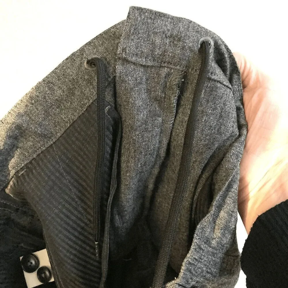 TAYLOR STITCH The Carmel Pant In Charcoal Gray Birds Eye Wool‎ Men’s Size 28